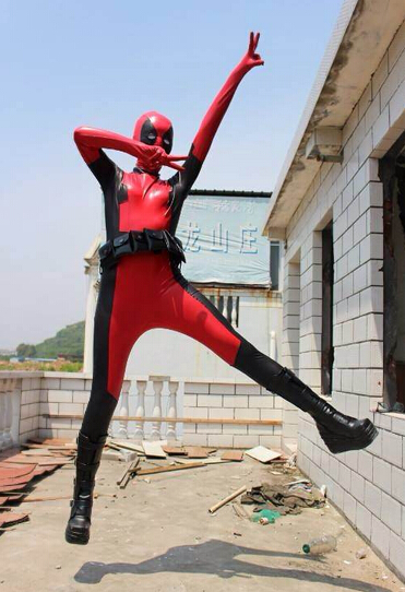 Deadpool Cosplay Costume Zentai Bodysuit 15070203